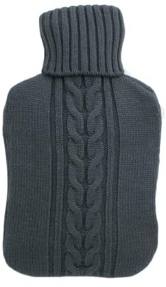 LALAFINA Housse de Bouillotte 2l en Tricot Doux pour Bouillotte à Eau, Protège la Peau et Soulage Rapidement, pour Famille et Amis