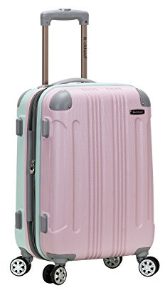 Rockland London Hardside Spinner Wheel Luggage, Carry-On 20, Mint