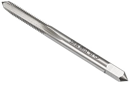 CoCud Rosca Fresado Machos, 1/4-32 UNEF Rosca 2B, Alta Velocidad Acero Máquina 3 Flautas Rectos Tornillo Roscado Herramienta - (Aplicaciones: para Roscado Perforación Máquina), 1uds