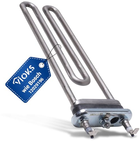 VIOKS Värmeelement 230 V tvättmaskin ersättning för Bosch 12042284 12029196