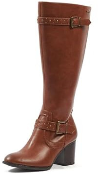GABYLOU Bottes mollets larges XL - Modele Chrystel. Cognac24. 39