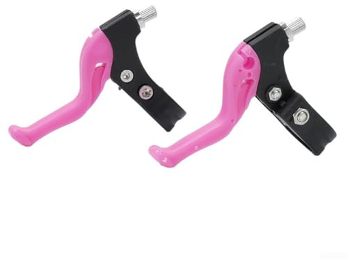 Manillas de palanca de freno de bicicleta para niños, juego de repuesto para reparación y mantenimiento de bicicletas (para rosa)