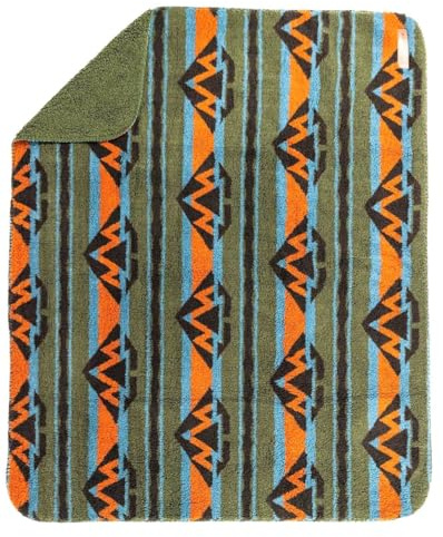 Wilderdog Sherpa Fleece Waterproof Dog Blanket - 50 x 40 - Olive
