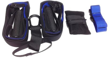 Suspension Trainer System for Full Body Workout, Adjustable Straps