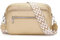 RQJZ 26x18cm Small Crossbody Bag for Women with Wide Strap – Stylish Leather Shoulder Bag – Adjustable Handbag for Everyday & Travel Rose Gold