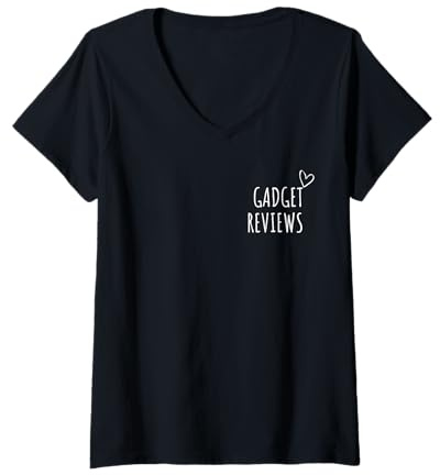 Womens Gadget Reviews Lover Men Women Influencer Reviewer Blogger V-Neck T-Shirt