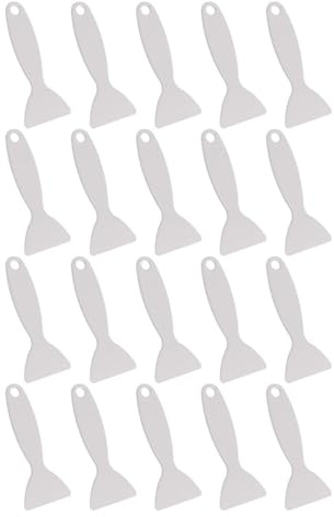 Cabilock Pala para Hielo de Refrigerador 20 Piezas, Raspador de Deshielo Ergonómico de Plástico Resistente, Herramienta para Descongelar Congeladores y Frigoríficos en Hogar y Cocina