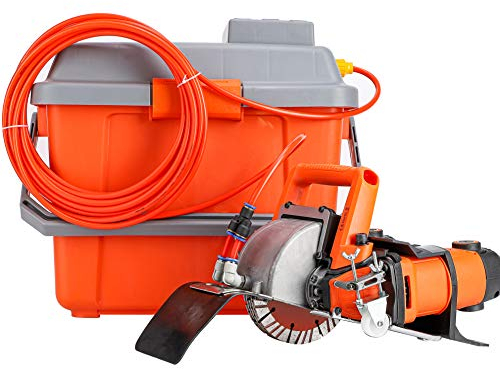 Huanyu Mauernutfräse 90° 5200 W Schlitzfräse 0 bis 45/72 mm Einstellbar Wandfräse Mit 10500 U/min Wand Groove Schneidemaschine für Heimdekoration/Bau/Konstruktion