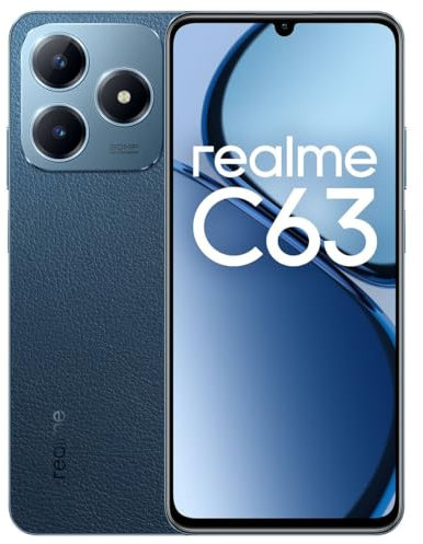 realme Smartphone C63 6,74 8 GB RAM 256 GB Blu