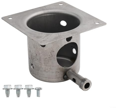 Parti del vaso di combustione del fuoco del ferro per le griglie a pellet di Traeger Design migliorato, con il corredo di accensione di Hot Rod (A)