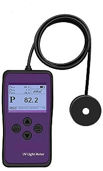 ZKLGS Luxómetro, Medidor De Luz UV Linshang, Venta Directa, Prueba De Radiómetro Ultravioleta, Lámpara De Esterilización Bactericida De 254nm con Batería