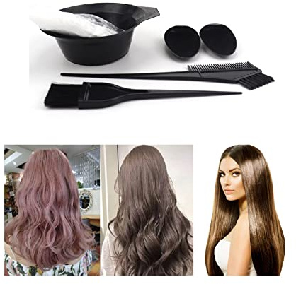 Dioche Kit Professionale Per Miscelare Colore Dei Capelli Pennelli Per Tintura Per Capelli Pettine Per Tinta Ciotola Per Miscelare Copri Orecchie Mantella Per Salone Per La Casa