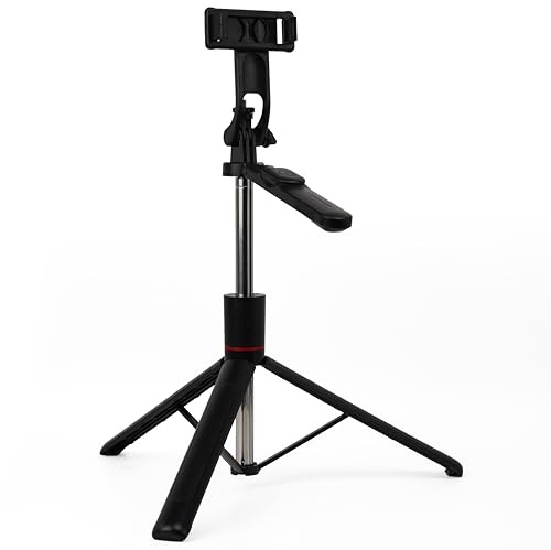 Treppiede Smartphone Bastone Selfie Estensibile con Telecomando Bluetooth e Supporto Universale