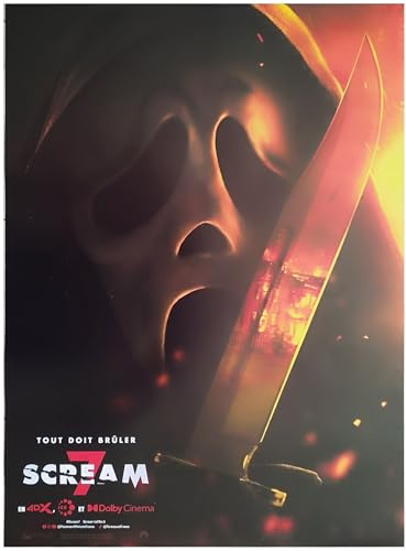 SCREAM 7 - Poster cinematografico originale formato 53 x 39 cm arrotolato) film 2026 Mckenna Grace