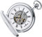 DUGENA Taschenuhr für Herren – Mechanische Uhr mit Handaufzug, Edelstahlgehäuse & Kette – Klassische Kettenuhr im Vintage-Stil, Modell 4460637-1, inspiriert von traditioneller Uhrmacherkunst