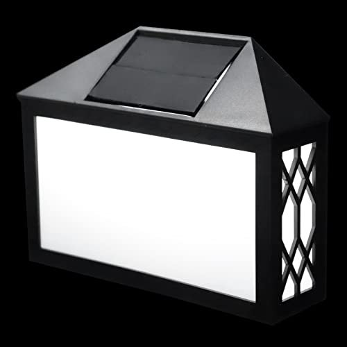 ibasenice 1set Luce Solare Per Numero Civico Lampada Digitale Per Esterni Con Adesivi Personalizzabili Facile Installazione e Alta Visibilità Notturna Per La Tua Casa