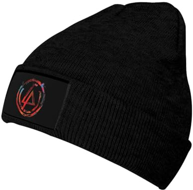Lin-kin Rock * Park - Chester Sänger Benning*ton Beanies Mütze Neuheit Bedruckte Grafik Herren Strickmütze Slouchy Beanie Mütze Fashion Soft Stretch Knit Skull Unisex, Linkin Park-6, One size