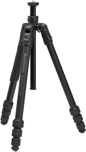 Manfrotto Befree GT Pro,Trípode Profesional de Viaje, Trípode de Aluminio para Cámara y Vídeo, Twist Lock, Portátil, para DSLR, Sin Espejo, Accesorios Cámara, Rótulas de Foto y Vídeo