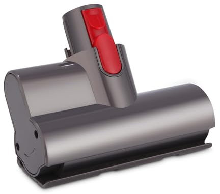 SOBEAU Mini Turbinendüse für Dyson V7 V8 V10 V11 V15 Staubsauger, Ersatzbürste Zubehör Entfernt Milben und Allergene, für Sofa, Autositz, Sessel