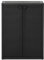 Kangmusi Gartenschrank Schwarz 65x45x88 cm PP Rattan-, kangmusi151236