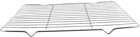 HOLIDYOYO Rejilla Para Enfriar De Acero Inoxidable 31x20 Cm, Rejilla Para Hornear y Enfriamiento, Soporte Resistente Recubrimiento, Utensilio De Cocina Para Pasteles, Galletas y Asados