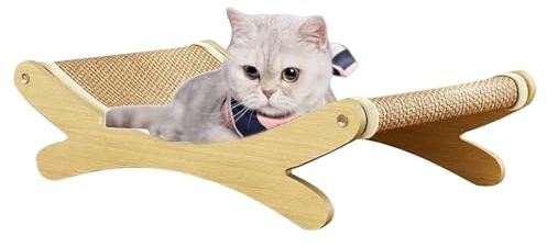 Cat Scratch Board - 18.5x11.81x5.12 pollici PET CRAZCATO PETTO, Protettore di mobili con cuscinetto graffiante, sisal graffiante per gattini, gatti, divano, moquette, parete, arricchimento del gioco d