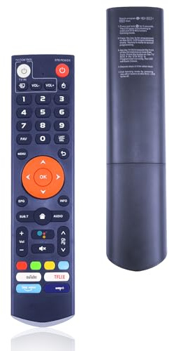 New V3 Plus Voice Remote Control, Replacement Compatible with vSeeBox V3 Plus V3 Pro Smart Bluetooth Voice Remote Control