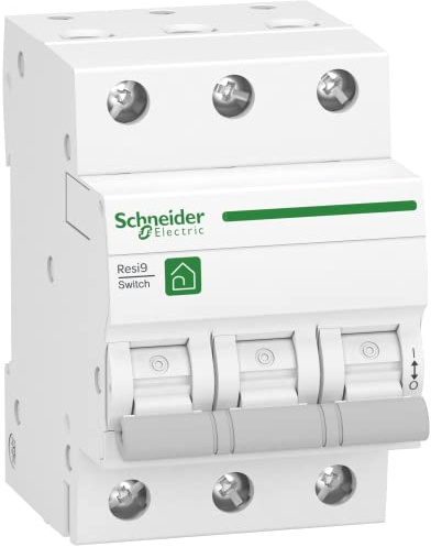 Schneider Electric Lasttrennschalter Resi9, 3-polig, 63A, 6kA, Artikelnummer R9S64363