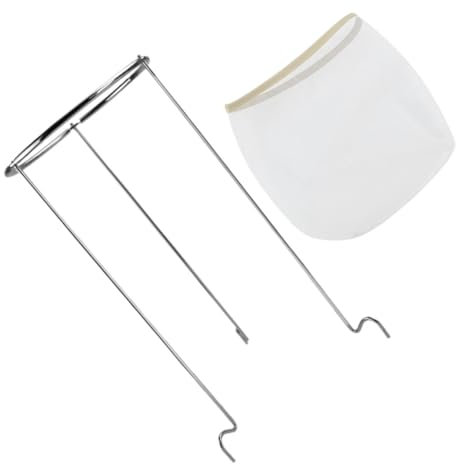 RORPOIR Filter Rack Juice Straining Bag Stand for Tea Yogurt Reusable Mesh Strainer Bag Stand for Home Brew Equipment and Jelly Straining