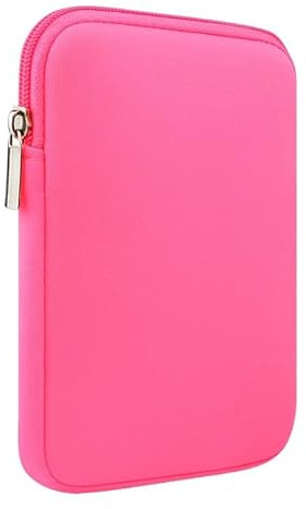 6 Inch Neoprene Sleeve Case Pouch Bag E-Reader Protect Cover Compatible with E-Reader 2022, 2019, Oasis, Kids (Red)
