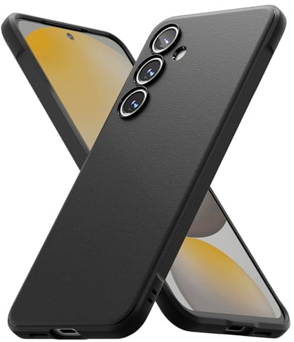 Ringke Onyx per Cover Galaxy S24 FE - Black | Custodia, compatibile con la ricarica wireless, antiscivolo, sottile, leggero