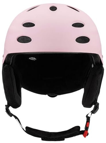 Sharplace Casque de Ski léger et Respirant pour Le Sport, Le Skateboard, Le Roller, l'escalade, Les activités Hivernales pour Adolescents, Rose