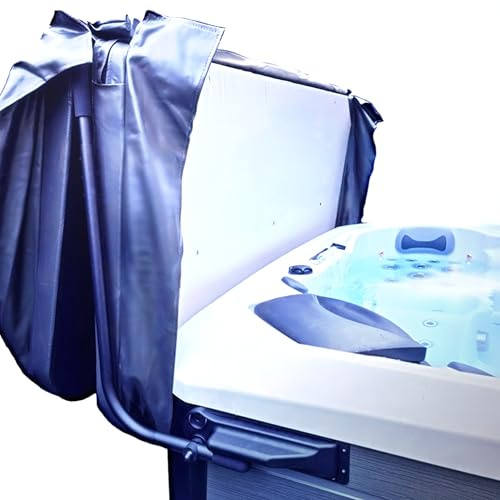 Seatherny Cover Assist Hot Tub Cover Lifter – Heavy-Duty Aluminum Spa Cover Lift | Bottom Mount | Universal Fit for Hot Tubs Up to 94.5 | Easy Install | Space-Saving Design