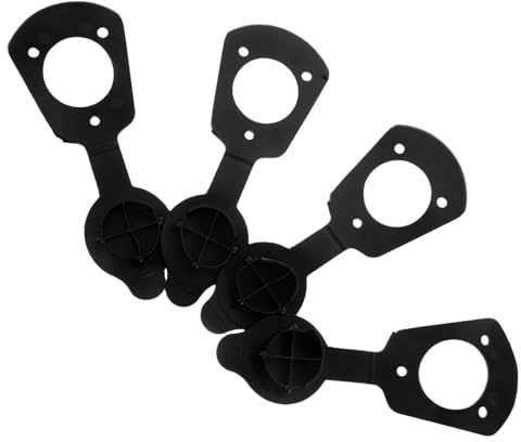 MALUGOGO 4pièces Lot de Capuchons Étanches pour Porte-Canne à Plastique Joint de Support Encastré pour Kayak et Bateau Accessoire Léger et Résistant aux Intempéries