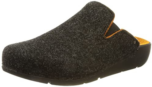 Berkemann Damen Vianna Hausschuh, dunkelgrau/orange, 37.5 EU