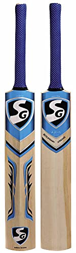 SG Boundary Xtreme Cricket Bat for Mens and Boys (Beige, Size -5) | Material: Kashmir Willow | Lightweight | Free Cover | for Intermediate Player | Ideal for Leather Ball