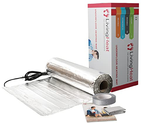 Underfloor Heating Kit for Under Laminate & Wood Floors, Electric 150w /m² with No Thermostat, 1.5/m²