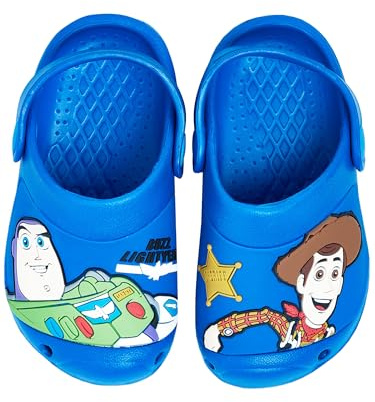 Disney Toy Story Boys Clogs | Woody and Buzz Lightyear Boys Shoes | Kids Clogs | Official Toy Story Merchandise