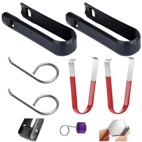 LONZIKP 6 Pièces Outils de Retrait de Capuchons de Roue, Outils de Remplacement de Capuchons de Roue pour Démontage et Montage de Capuchons de Boulons de Roue