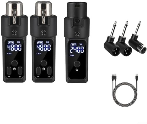 Système sans fil XLR 2,4 GHz pour condensateur dynamique (2 pour condensateur)