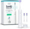ZENT SoniQ+ Cepillo electrico de dientes sónico 2en1 con movimiento rotativo de 60°, 5 modos de funcionamiento, para dientes sensibles, alta resistencia al agua IPX7, cargador por inducción, blanco