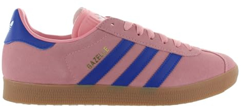 adidas Men's Gazelle Indoor Sneaker, Semi Pink/Blue/Pink, 8 UK