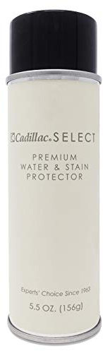 Cadillac Select Premium Water Repellent & Stain Protector Waterproofing Spray Great for use on Suede Shoes, Sheepskin, Nubuck, and Leather