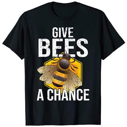 Give Bees A Chance Apicoltura Ape Maglietta