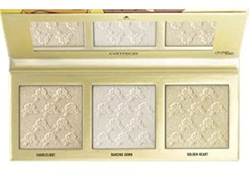 Catrice Disney Princess Belle Highlighter Palette, Nr. 020 Never Give Up, mehrfarbig, 3 Farben, für Mischhaut, für sensible Haut, für trockene Haut, für unreine Haut, sofortiges Ergebnis (21g)