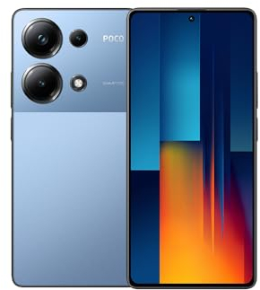 Xiaomi POCO M6 Pro Teléfono móvil, pantalla AMOLED, 6,67, 120 Hz, 12+512GB, procesador Helio G99-Ultra, cámara triple IA, 64 MP, batería de 5000 mAh, carga turbo de 67 W, versión global, azul
