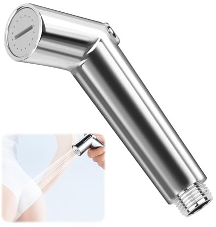 Spruzzatore Bidet Portatile per WC, Kit Doccetta Manuale con Atomizzatore Regolabile, per Igiene Personale, Pulizia Animali, Giardinaggio - Facile Installazione, Materiale ABS Durevole