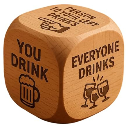 ETUCYNG Giochi di Festa Da Beve,Preferiti Di Festa E Attività Esilaranti,Gioco Da Tavolo Da Bere con in Legno - per Incontri A Casa, Università, Coppie, Amici, Famiglia E