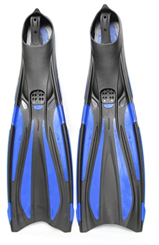 DFWZMQTG Scuba Diving Fins Adult Adjustable Swimming Shoes Silicone Long Submersible Snorkeling Foot Monofin Flippers