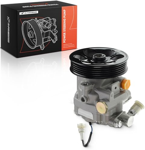 A-Premium Power Steering Pump, with Pulley, Compatible with Subaru Forester 2006-2008, Impreza 2006-2007, 2.5L Gas, Replace # 34430SA0219L